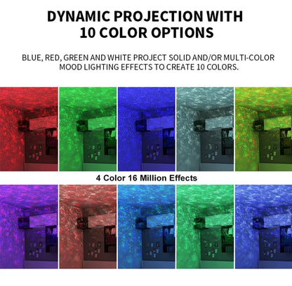 LED Starry Galaxy Projector with Bluetooth Music Player - Smarsty