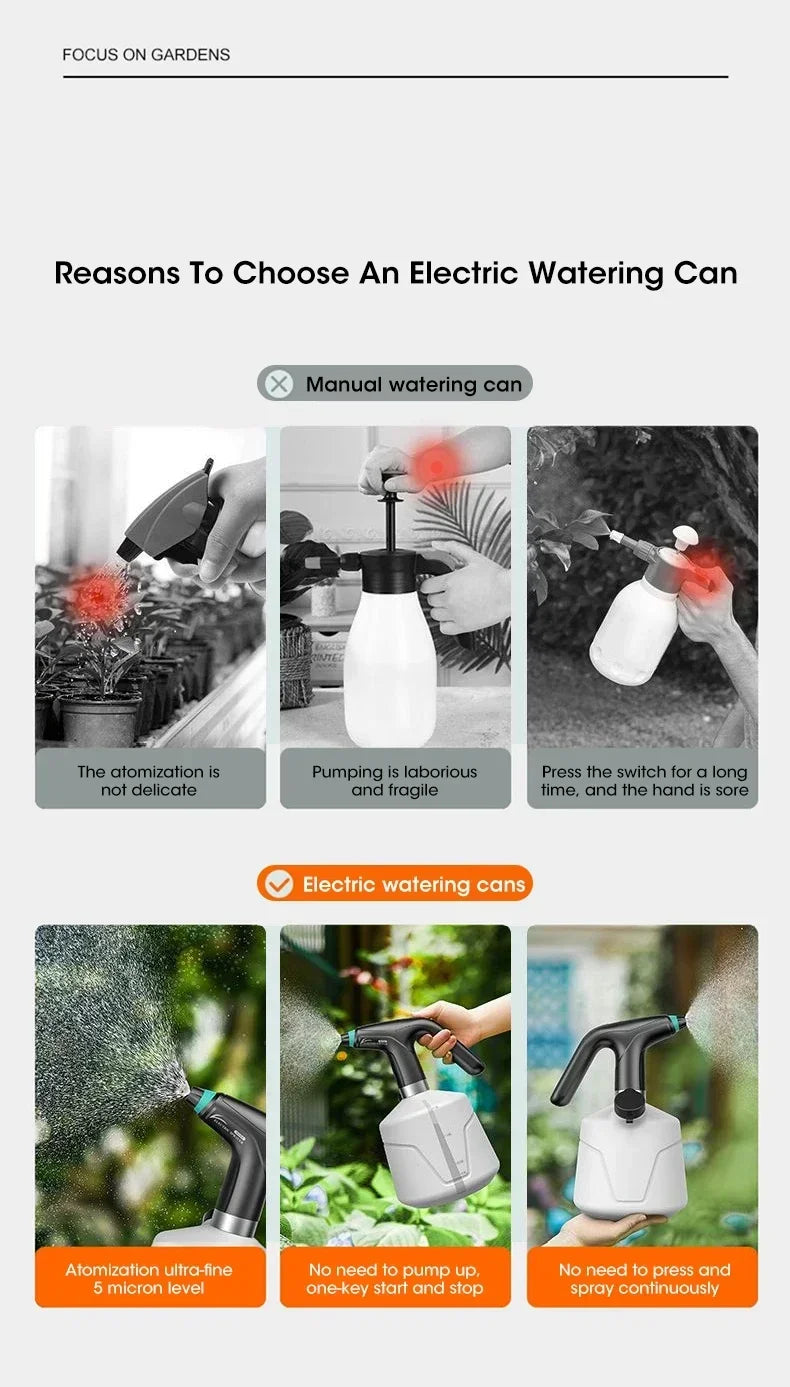 2L Electric Spray Can for Efficient Garden Irrigation - Smarsty