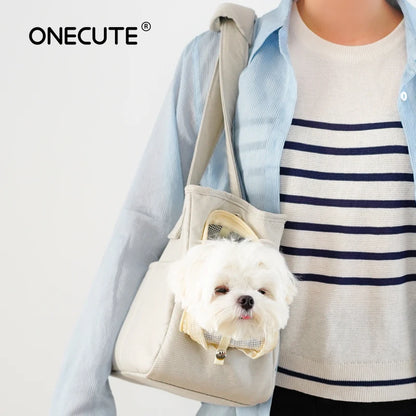 Portable Dog Carrier Bag for Small Pets Comfort and Style - Smarsty