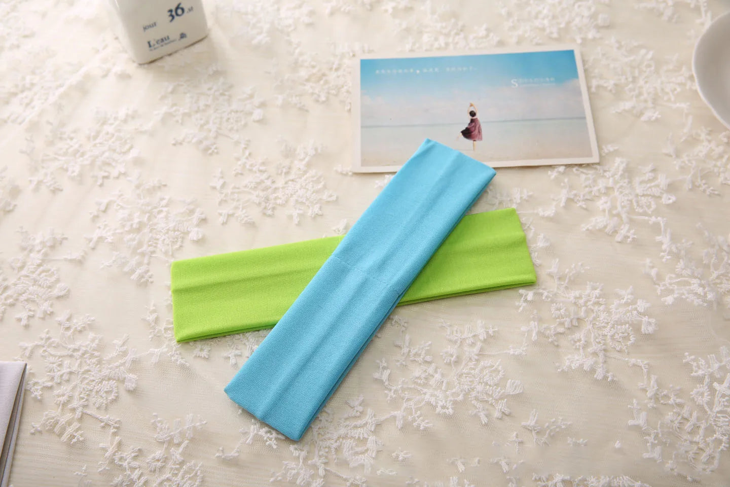Stretchy Sports Yoga Headband Comfortable Breathable Cotton - Smarsty