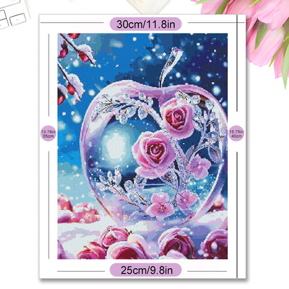 Momoart DIY Diamond Painting Rose Flower Wall Art - Smarsty