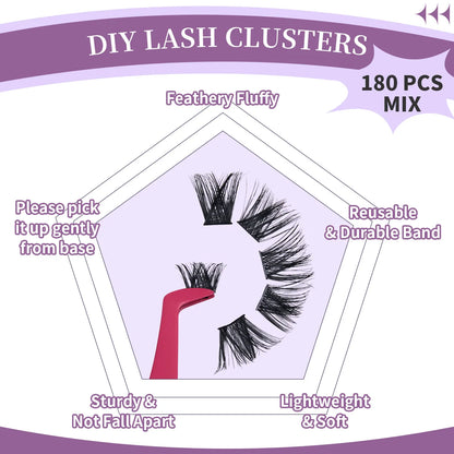 DIY Lash Extension Kit with Bond and Seal Tools - Smarsty