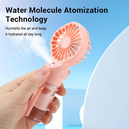 Portable Mini Handheld Humidifier Fan with Mist - Smarsty