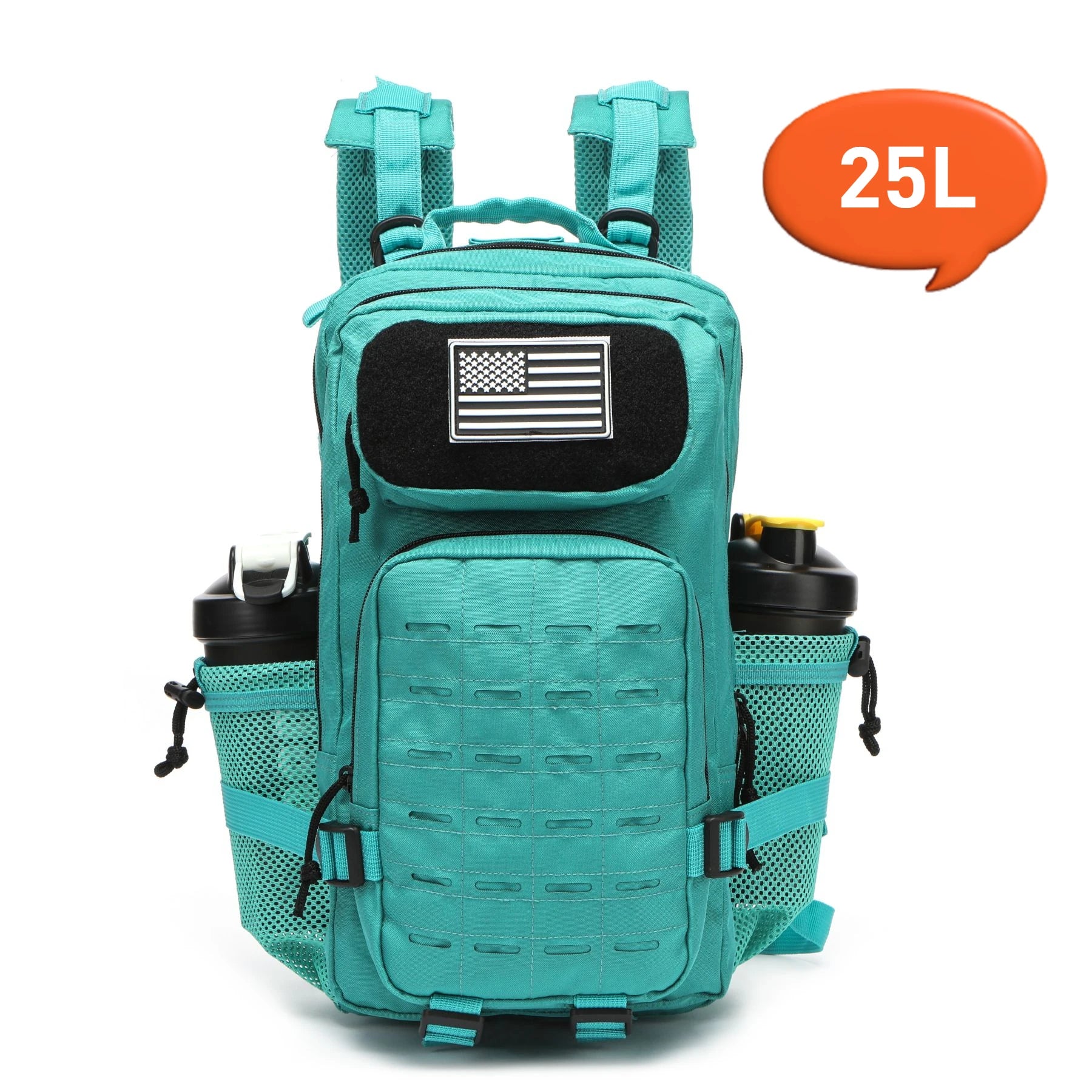 25L/50L Tactical Backpack Bag Hunting MOLLE Backpack GYM For Men EDC Outdoor Hiking Rucksack Witch 2 Bottle Holders - Smarsty