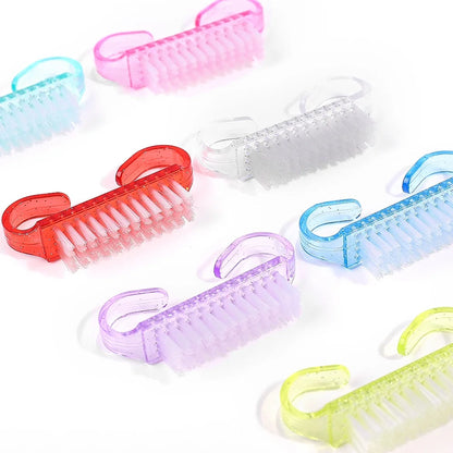 Plastic Nail Brushes Set for Effective Nail Cleaning - Smarsty