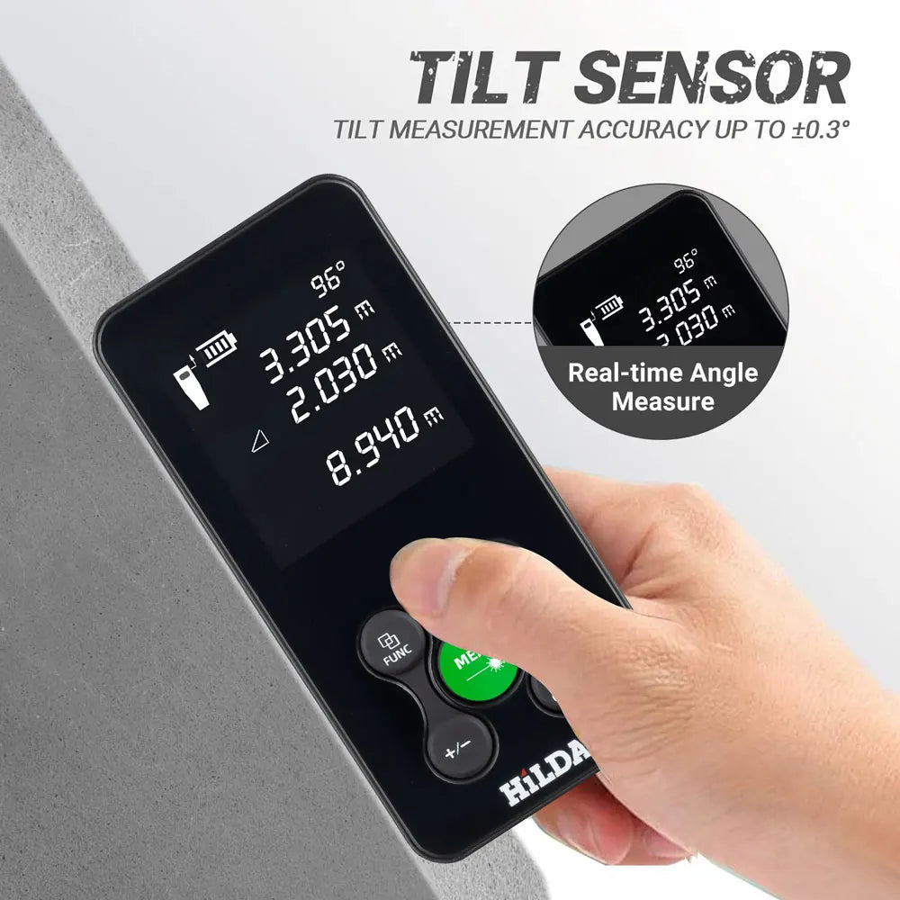 HILDA Laser Rangefinder Rechargeable Distance Measurement Tool - Smarsty