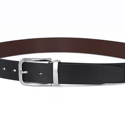Men's Leather Cowskin Belt High Quality Fashion Waist Strap - Smarsty