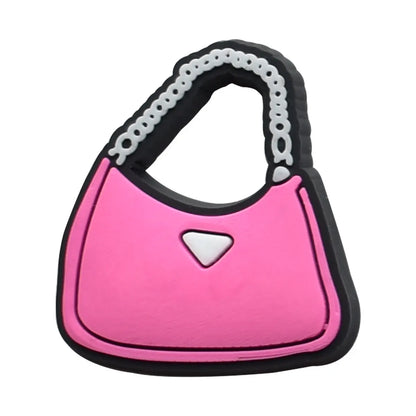 Hot Sales 1Pcs Pink Shoe Charms for Crocs Accessories Pin Shoe Wristband Croc Decorations Buckle Girls Women Party Gifts