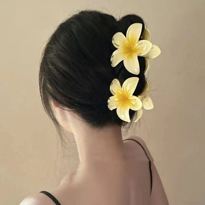 Hawaiian Gradient Hair Clips Flower Beach Vacation Style - Smarsty