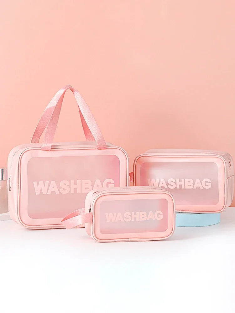 Clear Transparent Makeup Bag Large Capacity Organizer - Smarsty