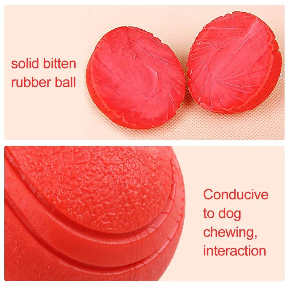 Hoopet Bite-Resistant Rubber Dog Ball Toy - Smarsty