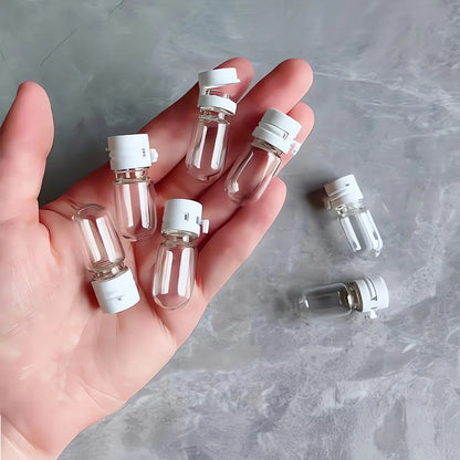 10 Pack Clear Travel Bottles for Makeup and Lotion - Smarsty