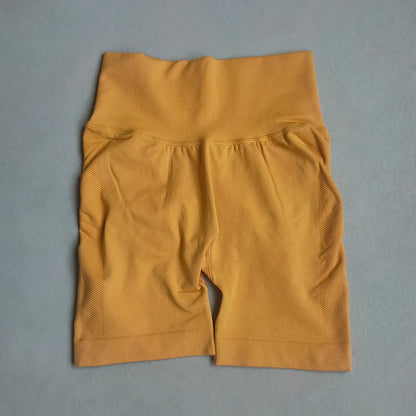 Yoga Shorts Women Sports Shorts Seamless Gym Workout Shorts High Waist Push Up Fitness Sports Shorts Cycling Shorts - Smarsty