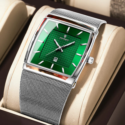 Men's Waterproof Quartz Watch with Luminous Date Feature - Smarsty