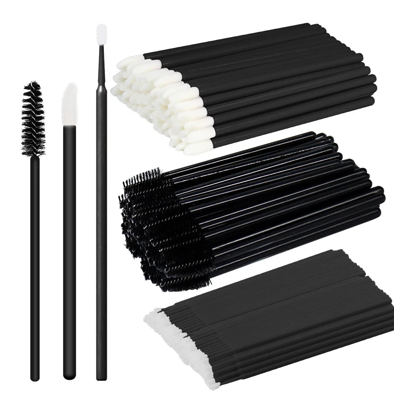50Pcs Disposable Eyelash Brushes for Makeup Application - Smarsty