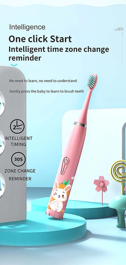 Children's Electric Toothbrush with Sonic Cleaning Feature - Smarsty