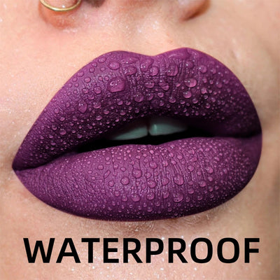 Matte Velvet Waterproof Lip Gloss With Hydrating Formula - Smarsty