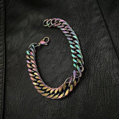 316L Stainless Steel Cuban Chain Bracelet for All - Smarsty