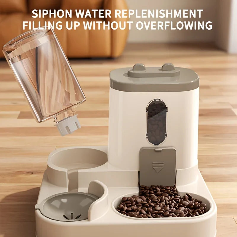 Automatic 2in1 Cat Food and Water Dispenser - Smarsty
