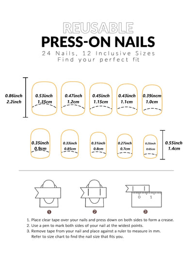 Medium Pink Ballerina Press On Nails Set - Smarsty