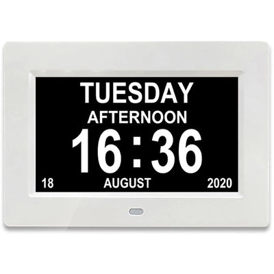 Digital LED Calendar Clock with 12 Alarms and Multi-Language Display - Smarsty