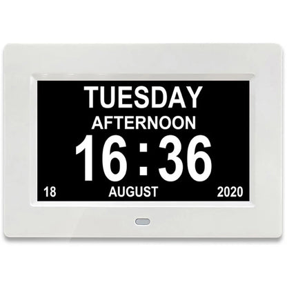 Digital LED Calendar Clock with 12 Alarms and Multi-Language Display - Smarsty
