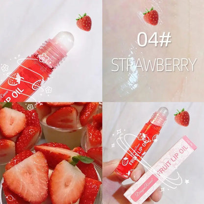 Hydrating Fruit Essence Lip Balm with Mirror - Smarsty
