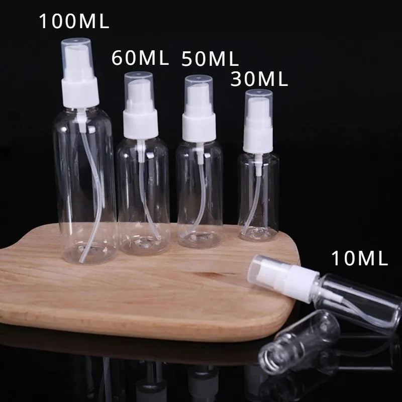 Refillable Clear Plastic Spray Bottles for Travel - Smarsty