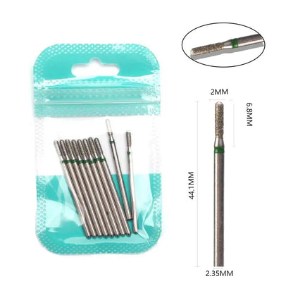 10 Piece Diamond Nail Drill Bit Set for Perfect Manicures - Smarsty