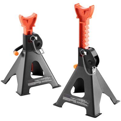 SucceBuy Jack Stands 3/6 Ton Capacity Car Jack Stands Double Locking Adjustable Height for lifting SUV Pickup Truck Car UTV ATV - Smarsty