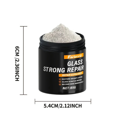 Super glass polishing powder|Restore glass clarity|Polishing for brightness|Glass scratch repair powder|Nanoscale scratch repair - Smarsty