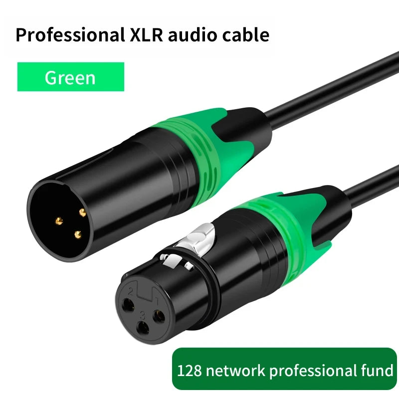 XLR Male to Female Cable for Professional Audio Extension - Smarsty
