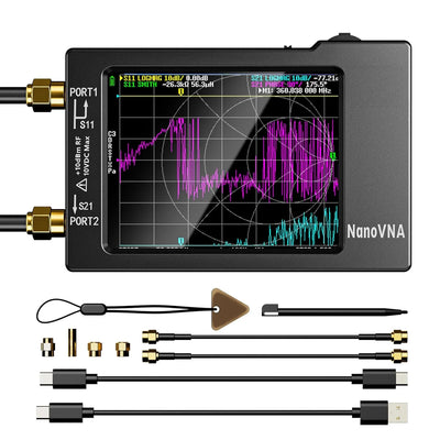 NanoVNA-H Vector Network Analyzer with 32GB Support - Smarsty