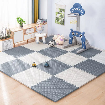 8-16PCS Baby Play Mats EVA Foam Puzzle Mat Children Room Activities Mat For Baby Interlock Floor Carpet 30*30CM by Smarsty