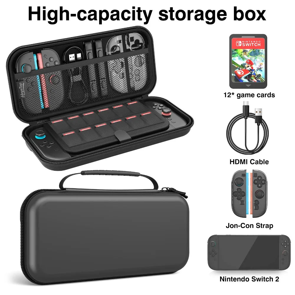 Nintendo Switch 2 Portable Waterproof Carrying Case - Smarsty