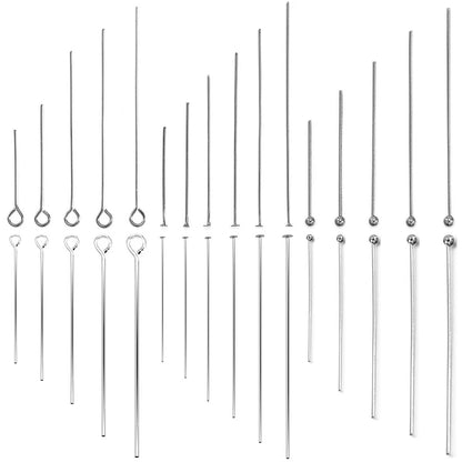 100Pcs Stainless Steel Flat Head Pins for Jewelry Making - Smarsty