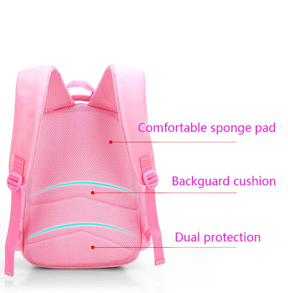Cute Cat Printed Kids Backpack Waterproof School Bag - Smarsty