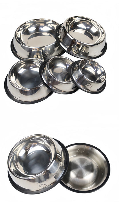 Durable Stainless Steel Pet Feeding Bowl Easy To Clean - Smarsty