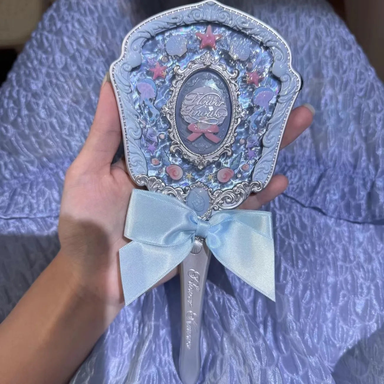 Flower Knows Handheld Mirror Moonlight Mermaid Design - Smarsty