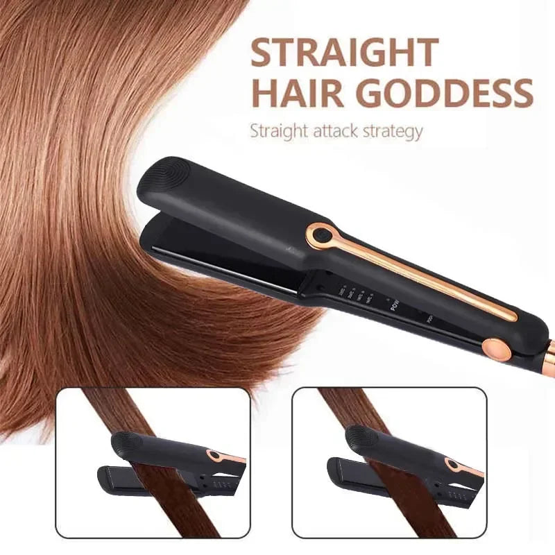 Negative Ion Ceramic Hair Straightener with Adjustable Temperature - Smarsty