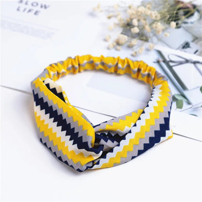 Bohemian Print Headbands For Women Vintage Turban Comfort - Smarsty