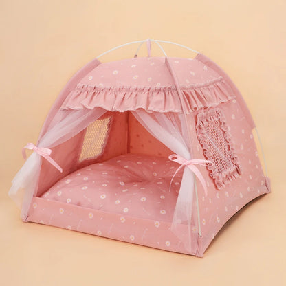 Foldable Cat Tent Bed for All Seasons - Smarsty