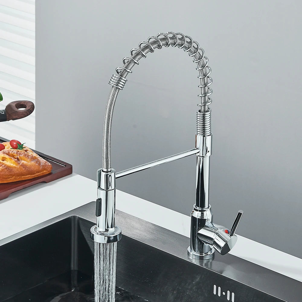 Matte Black Kitchen Faucet With Single Handle Design - Smarsty