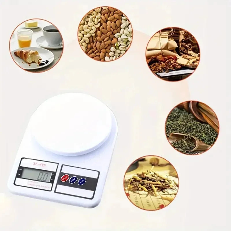 Digital Kitchen Scale 10kg with LED Display - Smarsty
