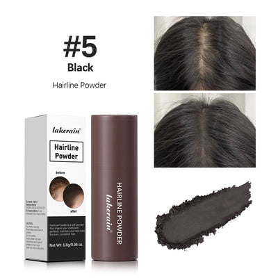 Hairline Shadow Powder Hair Waterproof Hairline Root Cover Up Natural Black Brown Eyebrow Contour Stick Repair Fill in Hair Tool - Smarsty