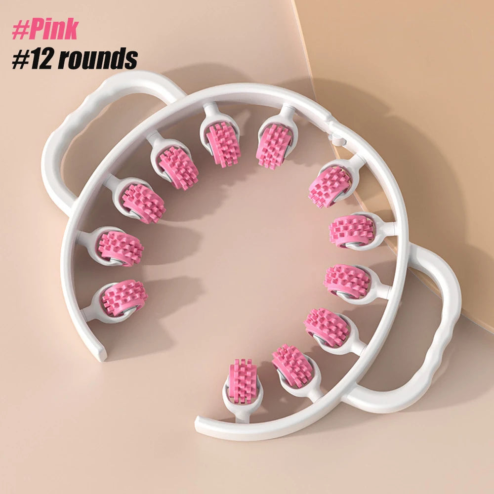 Portable Round Massager Roller for Targeted Cellulite Relief - Smarsty