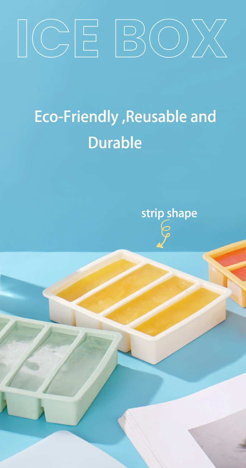 Giant Silicone Ice Cube Tray for Easy Release - Smarsty