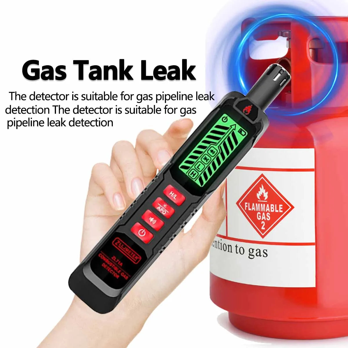 Combustible Gas Leak Detector with Buzzer Alarm - Smarsty