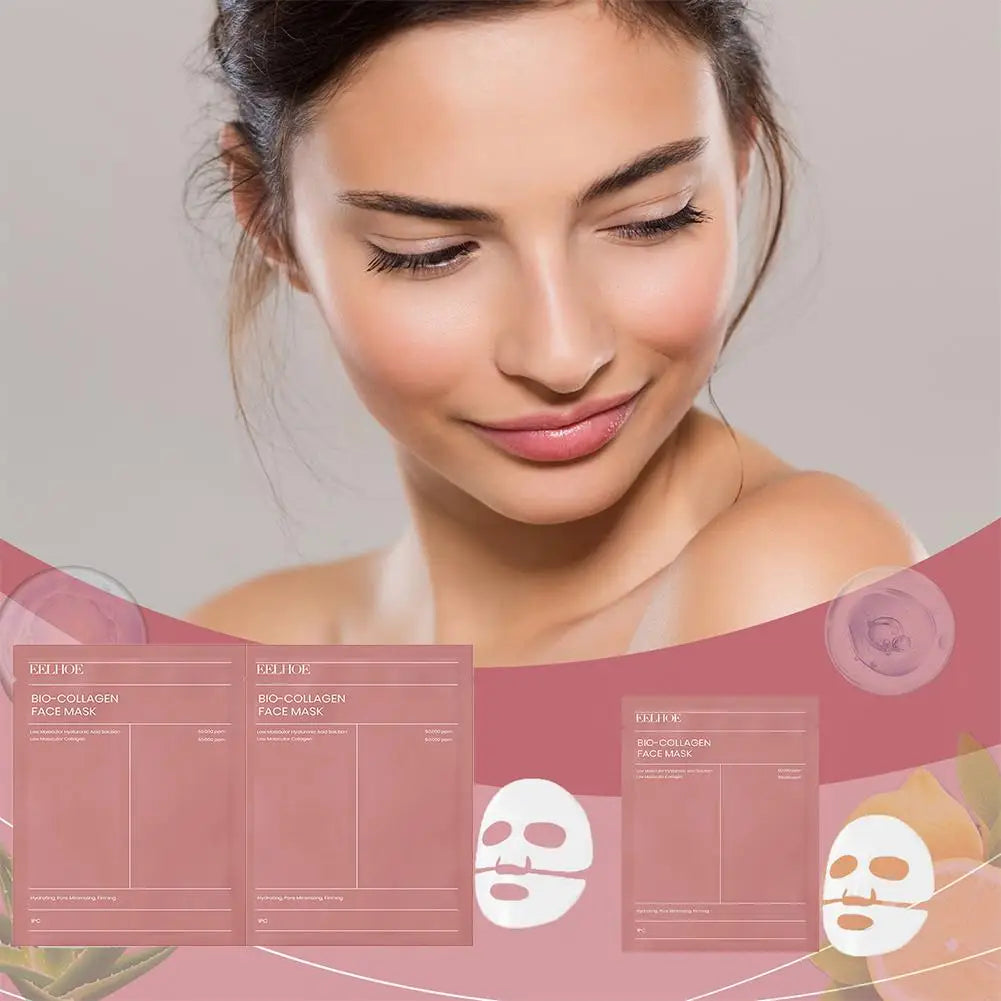Bio Collagen Face Mask for Deep Hydration and Brightening - Smarsty