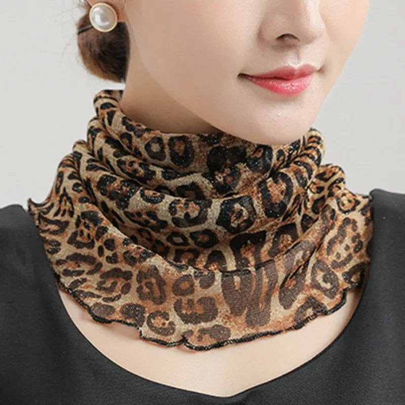 Women Chiffon Sunscreen Scarf Lightweight UV Protection - Smarsty